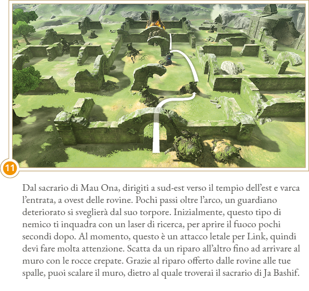 Dal sacrario di Mau Ona, dirigiti a sud-est verso il tempio dell est e varca l entrata, a ovest delle rovine  Pochi p   